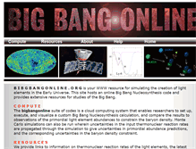 Tablet Screenshot of bigbangonline.org